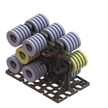 Hybrid CFC Casting fixture